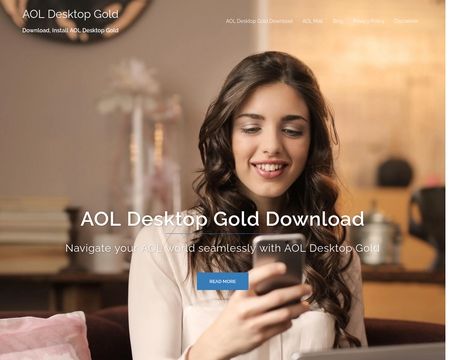 website thubmnail of Aoldesktopgolddownloadd