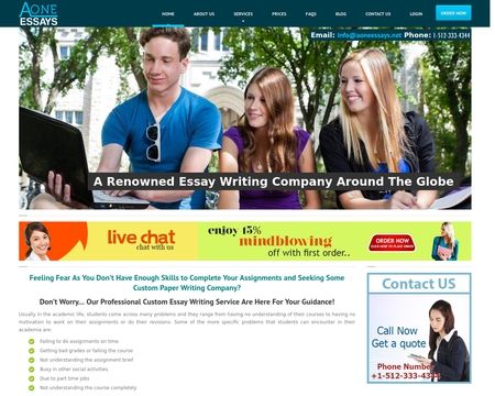 website thubmnail of Aoneessays-net