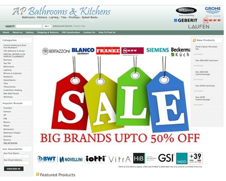website thubmnail of AP Bathrooms & Kitchens