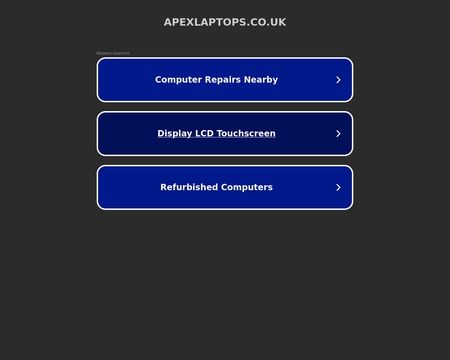 website thubmnail of Apexlaptops.co.uk