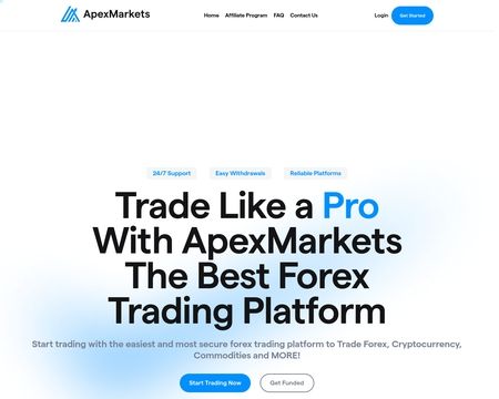 website thubmnail of Apexmarkets.io