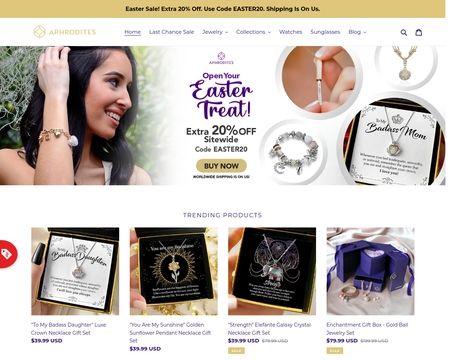 website thubmnail of Aphrodites