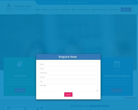 website thubmnail of Aplomb India