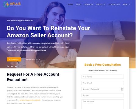 website thubmnail of Aplusglobalecommerce