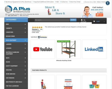 website thubmnail of A Plus Warehouse