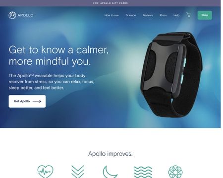 website thubmnail of Apollo Neuro