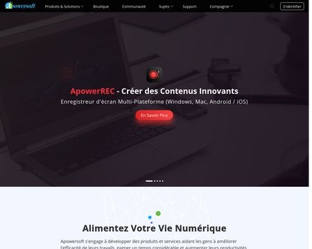 website thubmnail of Apowersoft.fr