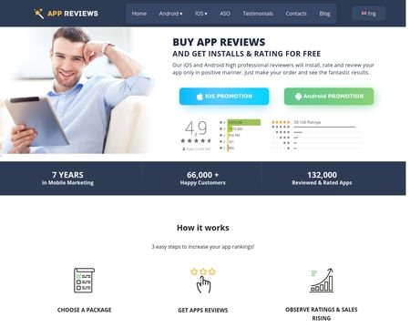 website thubmnail of App-Reviews