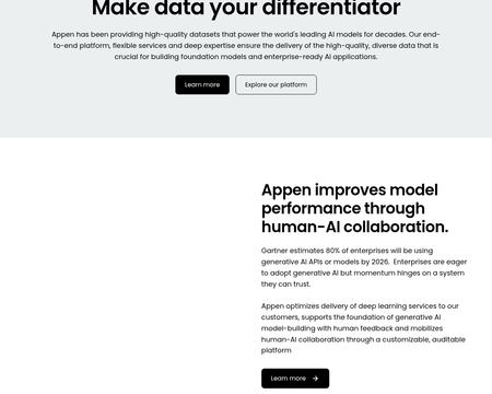 website thubmnail of Appen