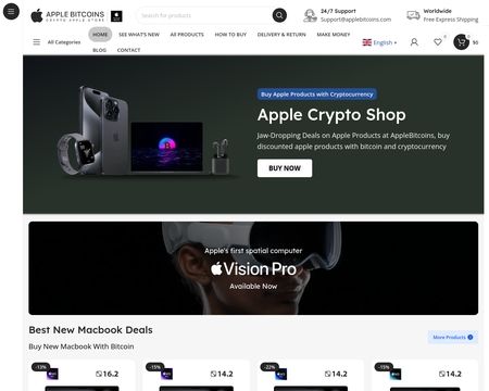 website thubmnail of Apple Bitcoins