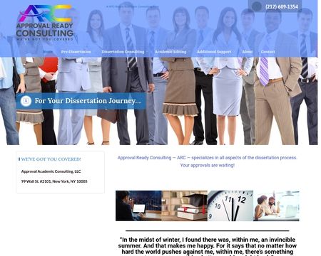 website thubmnail of Approval Ready Consulting LLC.