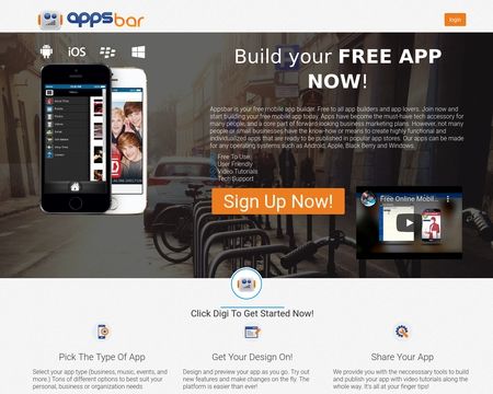 website thubmnail of Apps Bar