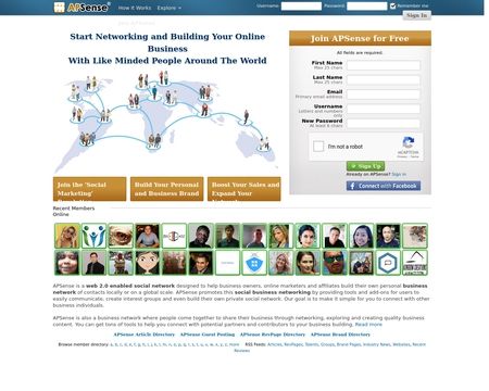 website thubmnail of APSense