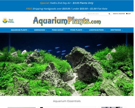 website thubmnail of AquariumPlants.com