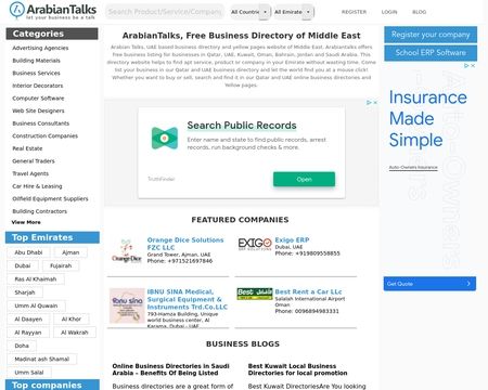 website thubmnail of Arabian Talks