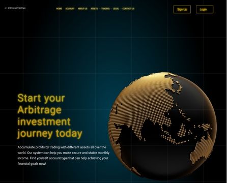 website thubmnail of Arbitrage Tradings