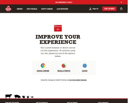 website thubmnail of Arby's