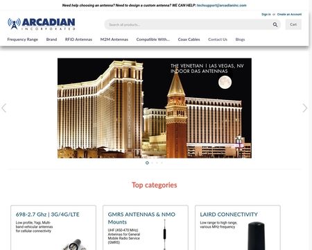 website thubmnail of Arcadian
