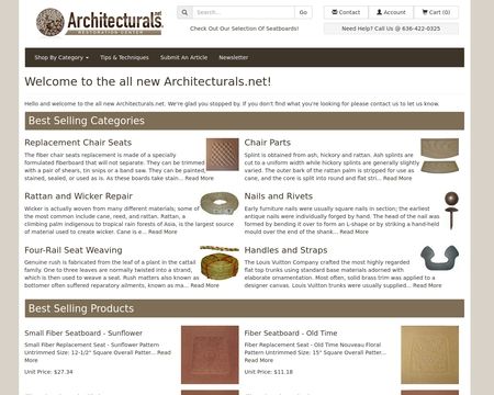 website thubmnail of Architecturals.net