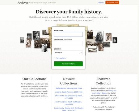 website thubmnail of Archives