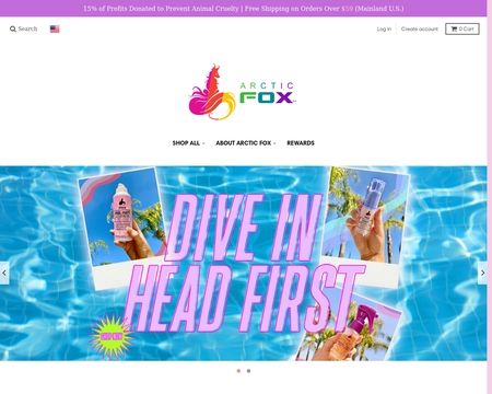 website thubmnail of Arctic Fox Hair Color