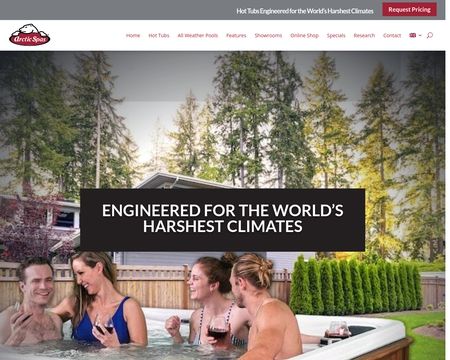 website thubmnail of Arcticspas.ca