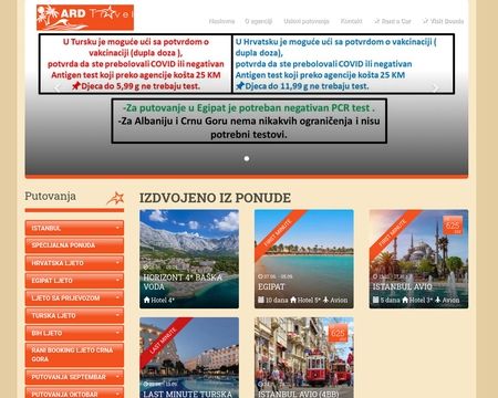 website thubmnail of ARD Travel