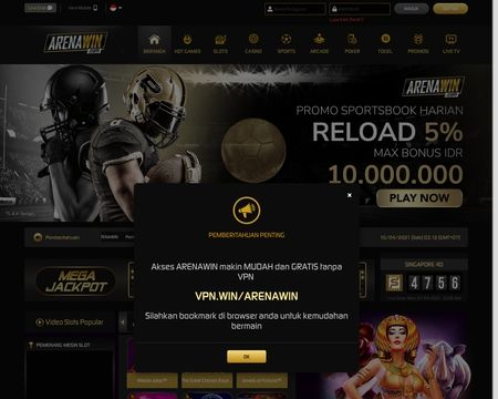 website thubmnail of Arenawin.net