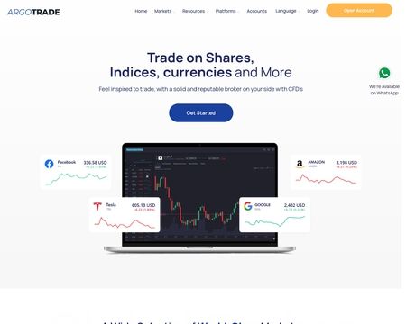 website thubmnail of ArgoTrade