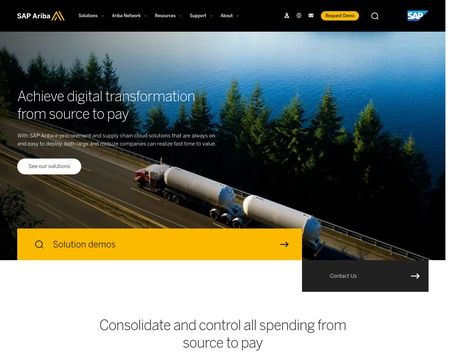 website thubmnail of Ariba