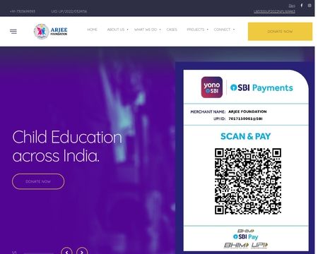 website thubmnail of Arjee.org