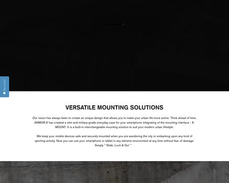 website thubmnail of Armor-X