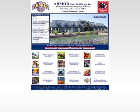 website thubmnail of Armor Steel Buildings