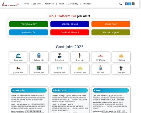 website thubmnail of Arnewshindi.in