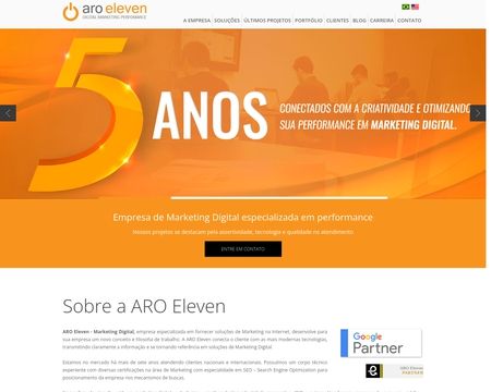 website thubmnail of Aroeleven.com.br