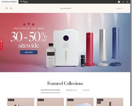 website thubmnail of Aroma360