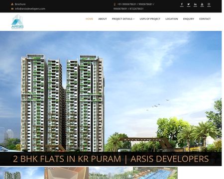 website thubmnail of Arsis Developers