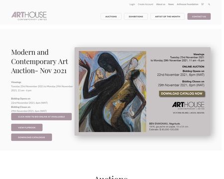 website thubmnail of Arthouse-ng