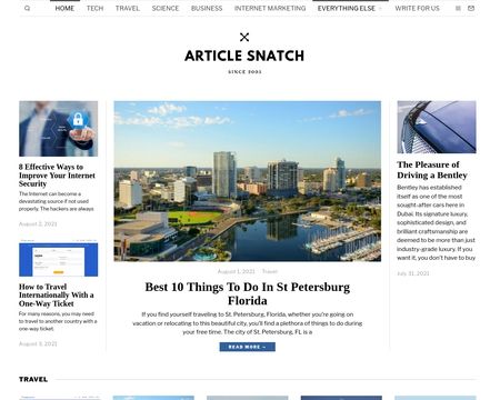 website thubmnail of Article Snatch