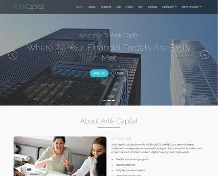 website thubmnail of Artikcapital