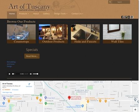 website thubmnail of ArtofTuscany