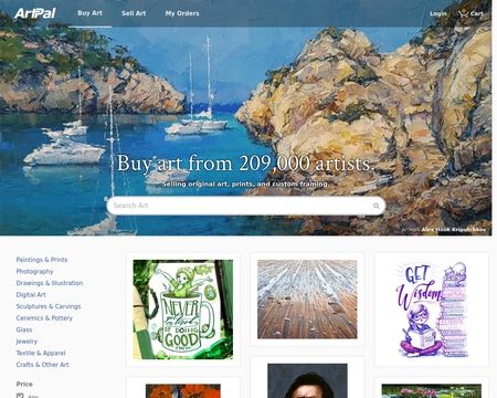 website thubmnail of ArtPal