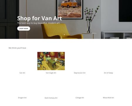 website thubmnail of Art Van Furniture