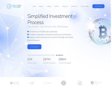 website thubmnail of Ashfords Wealth