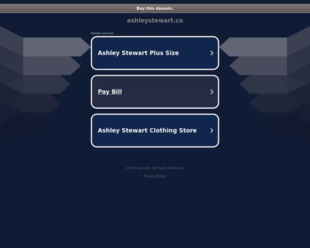 website thubmnail of Ashleystewart.co