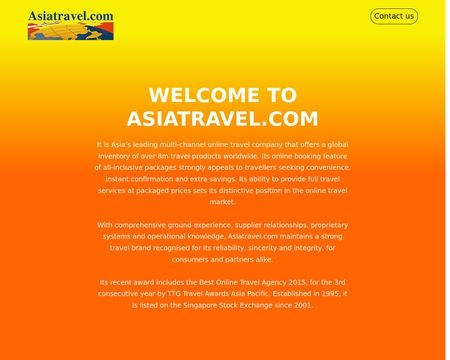 website thubmnail of Asiatravel