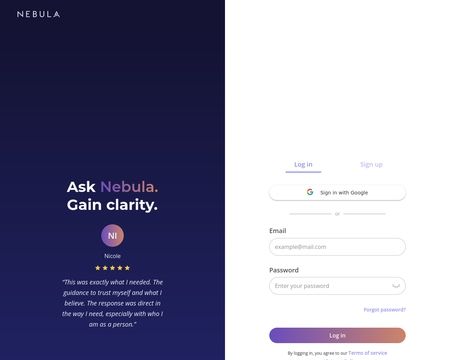 website thubmnail of Nebula