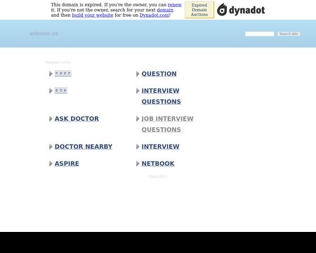 website thubmnail of Askone.us