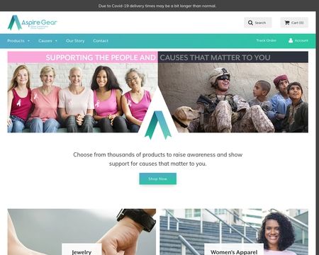 website thubmnail of Aspiregear