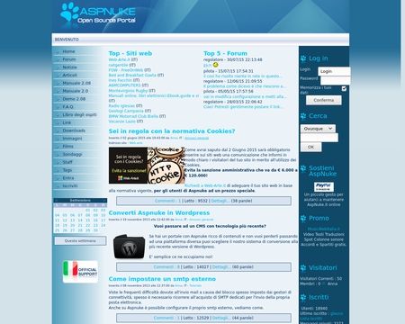 website thubmnail of Aspnuke.it